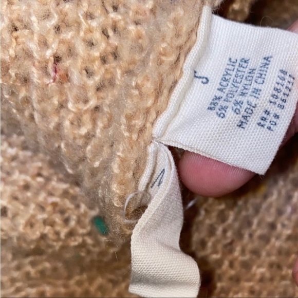 Sky & Sparrow V-neck open back sweater. Size Small - Picture 5 of 8